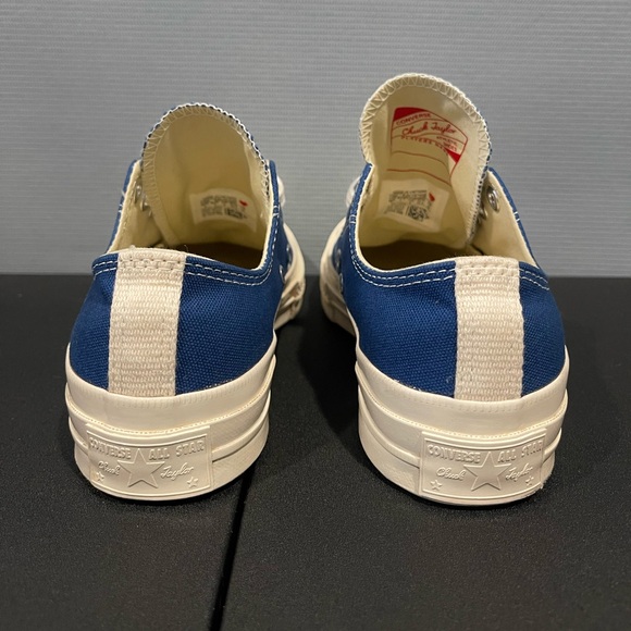 Converse Chuck Taylor All Star 70 Ox Comme des Garcons PLAY Blue Quartz - Picture 3 of 11